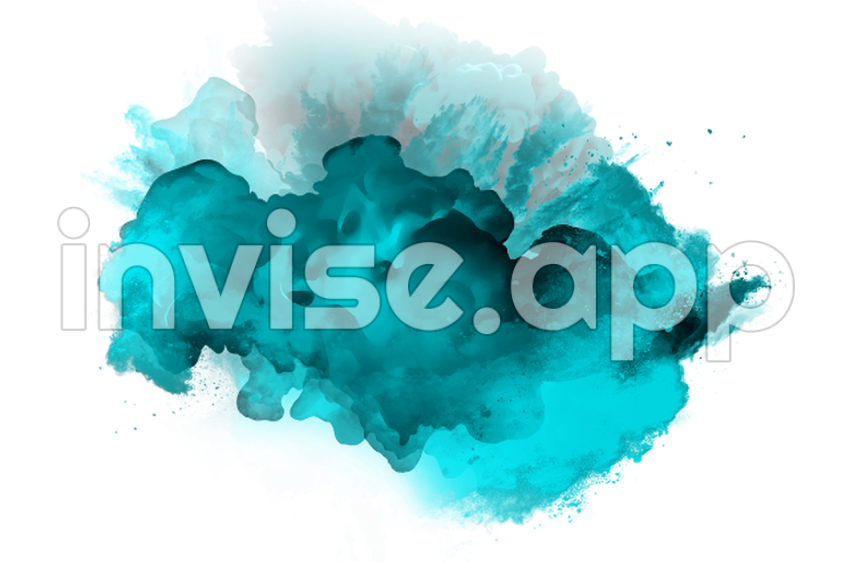 Turquoise Smoke Download Image - Smoke Cloud No Background