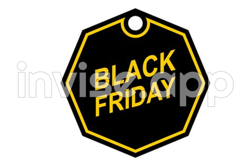 Black Friday Tag Logo - Black Friday Tags Or Labels With A Transparent Background 34052243