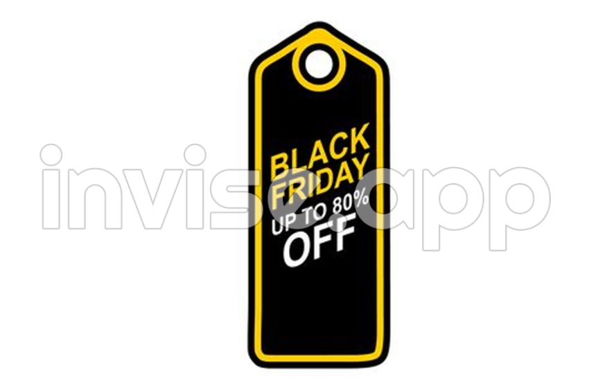 Black Friday Tag Logo - Black Friday Tags Or Labels With A Transparent Background 34052242