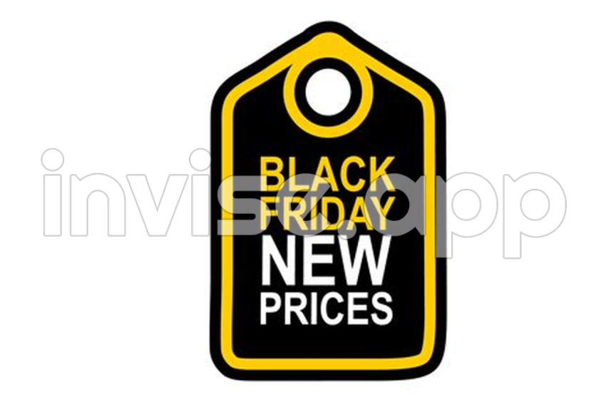 Black Friday Tag Logo - Black Friday Tags Or Labels With A Transparent Background 34052237