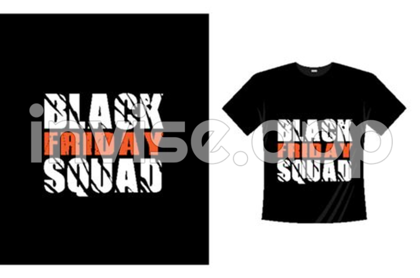 Black Friday T Shirt Design For Squad Graphic By Sagar Cd Creative - Black Friday Group Shirts