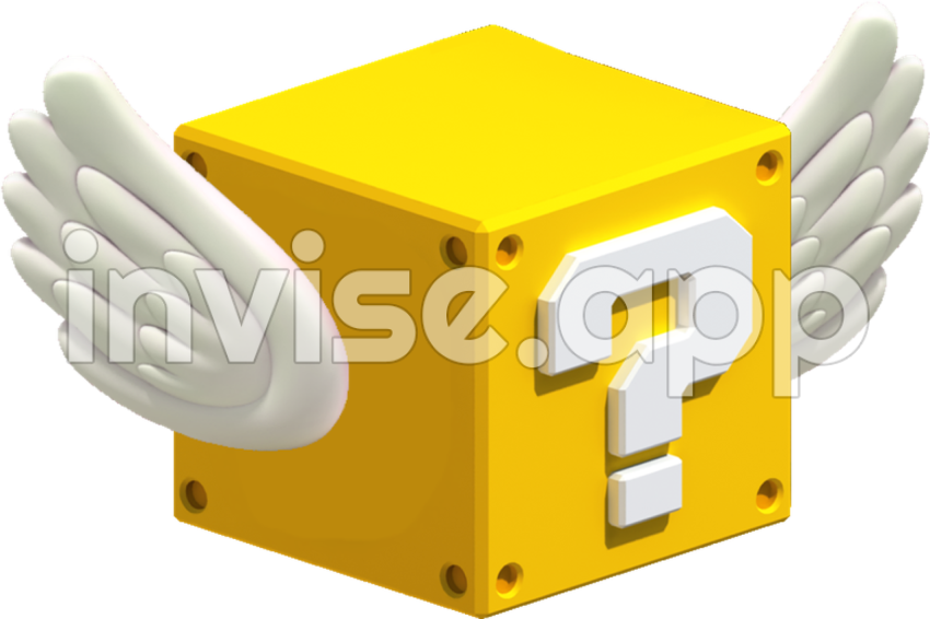 Super Mario Question Box - Download Flying Question Block Mystery Block Super Mario Hd