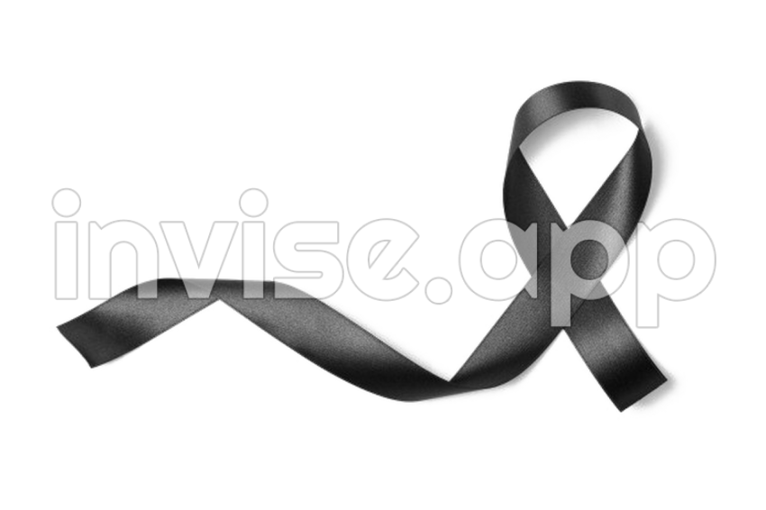 Black Ribbon - Black Ribbon Images Transparent Free Download Mart