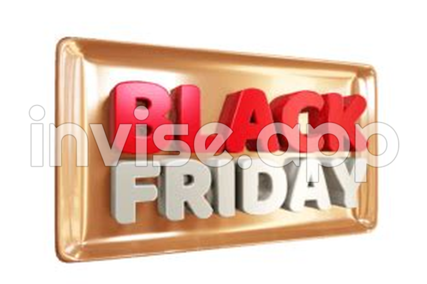 Black Friday 3D Text - Black Friday 3D Text Graphic By Bright Design Creative Fabrica