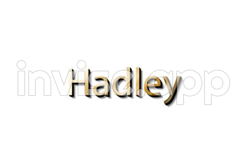 Name Black Photoes - Free Hadley Naam Mockup 15733074 With Transparent Background