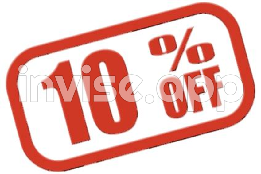 Promo 10.10 - Remise De 10% Signe Transparents Stick