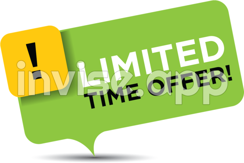 Limited Time Offer Graphic Design Clipart Large Size Image Pik - Limited Discount