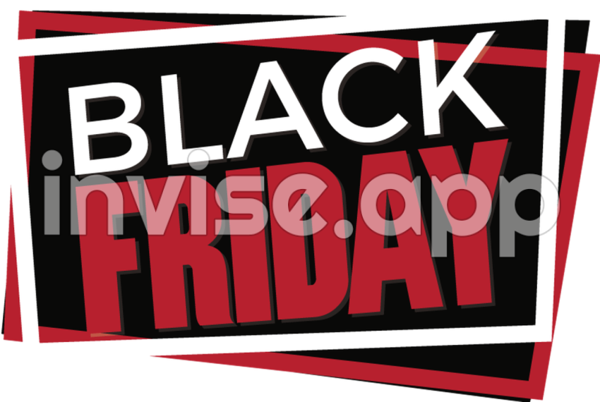 Sticker Black Friday Etiquette Tenstickers - Black Giuy Friday Gif