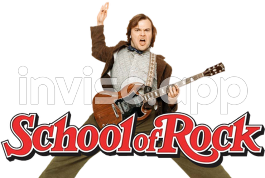 Download Hd School Of Rock Rock Star Jack Black Transparent Image - Jack Black Steve Skin