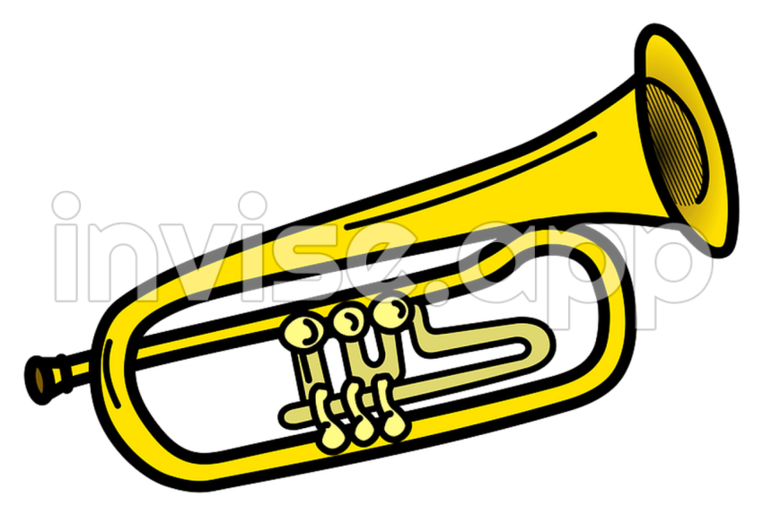 Brass Trumpet Clipart Free Download Transparent Creazilla - Brass Trumpet