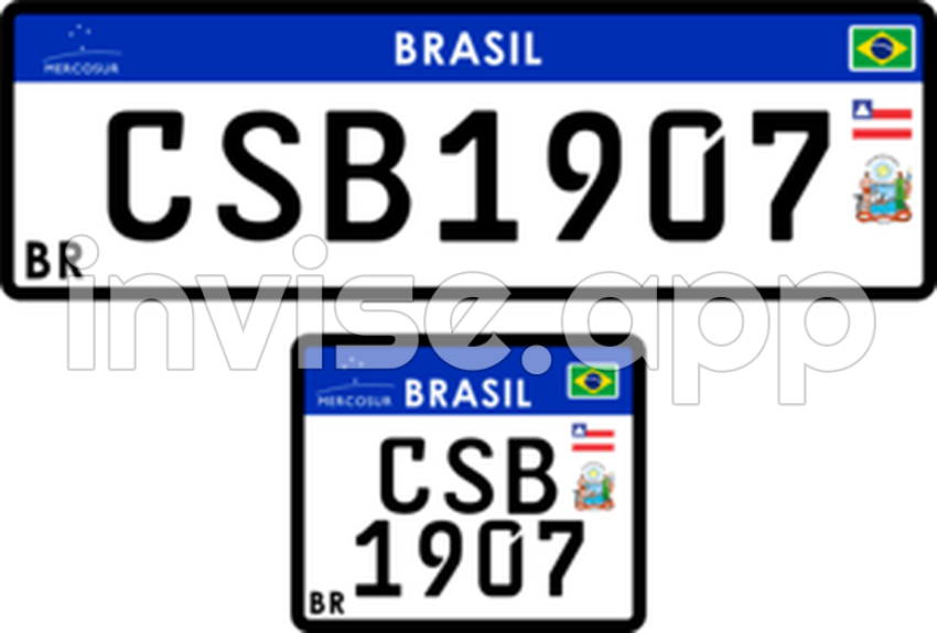 Placa Mercosul Brasil Logo Vector (Cdr) Free Download - J Na Placa Mercosul