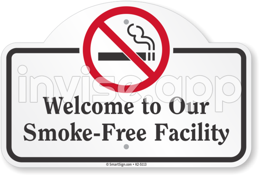 Smoke Free Signs And Labels - Stop -Smoking Signs Free