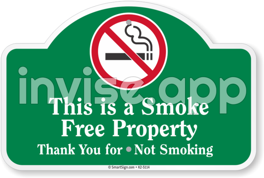 Smoke-Free Signage - Smoke Free Signs And Labels