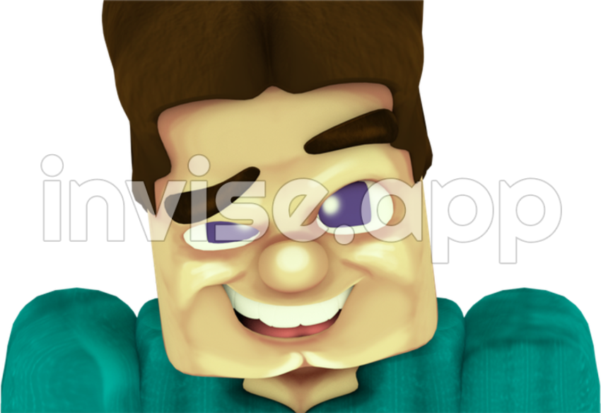 I Am Steve Jack Black - [42+] Minecraft Steve Face Transparent