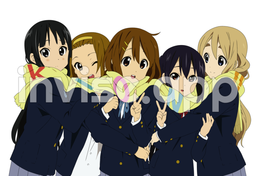 Wallpaper K On, Hirasawa Yui, Akiyama Mio, Tainaka Ritsu, Nakano - K-On Poster