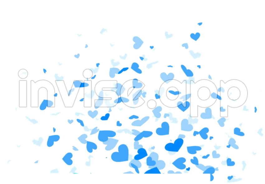 Blue Confetti - Blue Confetti Transparent Background Arts