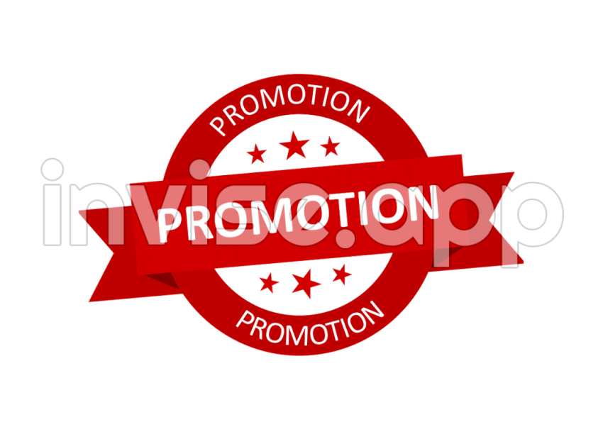 Logo Promo - Download Promotion, Ribbon, Red Royalty Free Stock Illustration Image