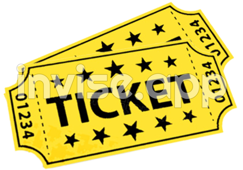 Download High Quality Ticket Clipart Raffle Transparent Images - Free Numbered Raffle Ticket Template