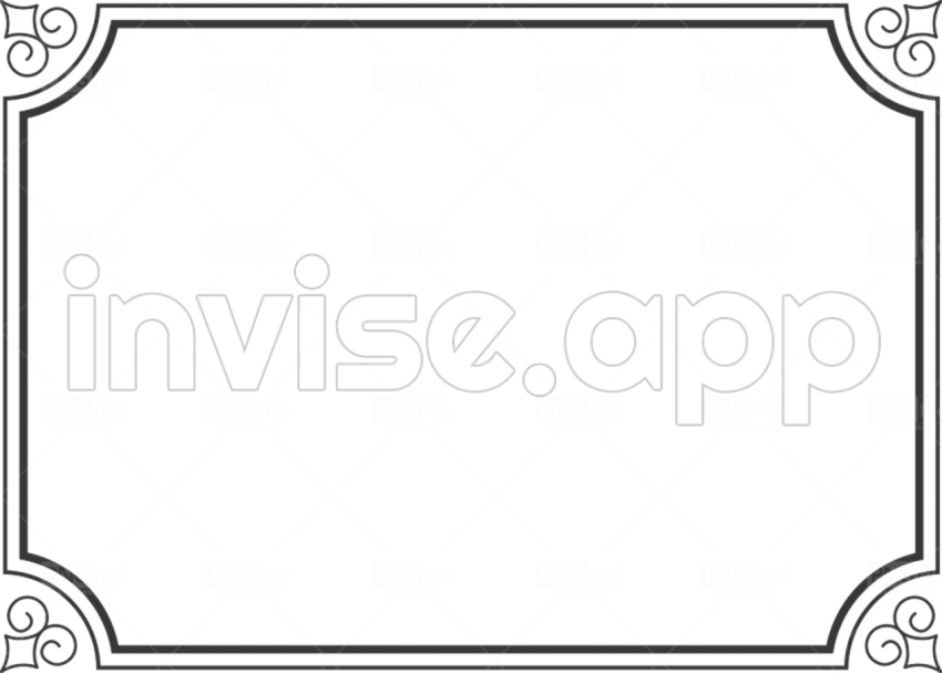 Black Frame Design - Decorative Black Frame Border Design Photo 1171 File Free