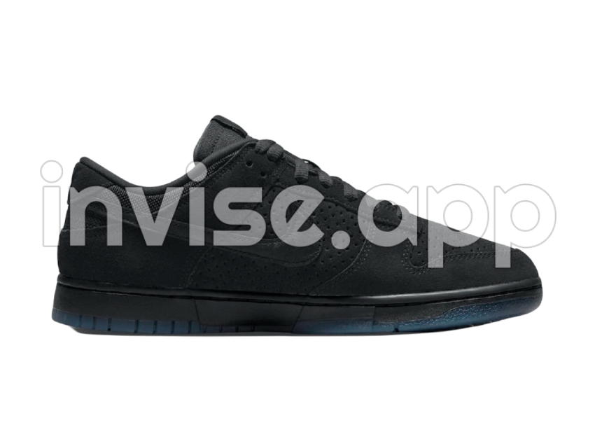 All-Black Nike Dunks - Nike Dunk Low Sp Undefeated 5 On It Black Do9329 001