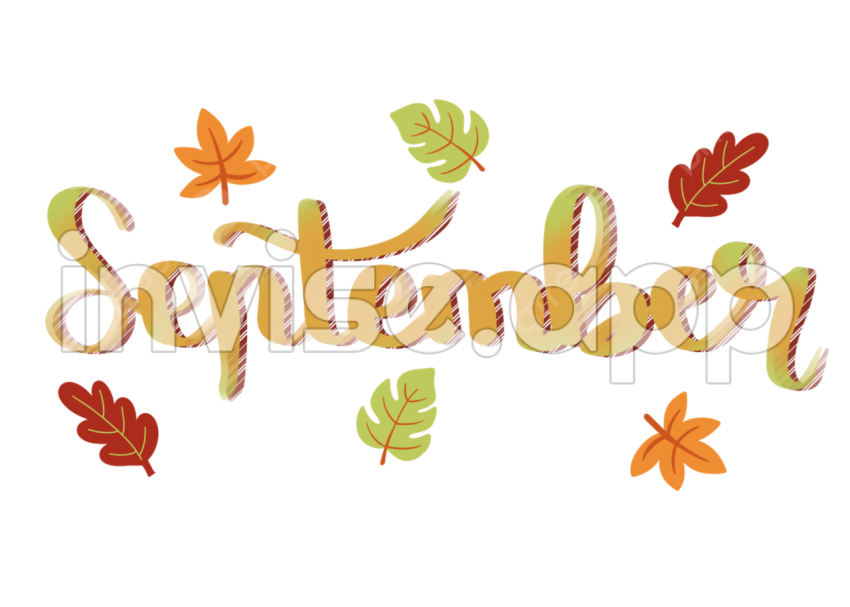 Septiembre ,Dibujos Letras, Text Decoration, Hola Septiembre - Nama Promo Oktober