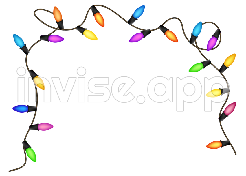 Christmas Lights - Christmas Decoration Lights Hd Transparent Hq Download Freeimg