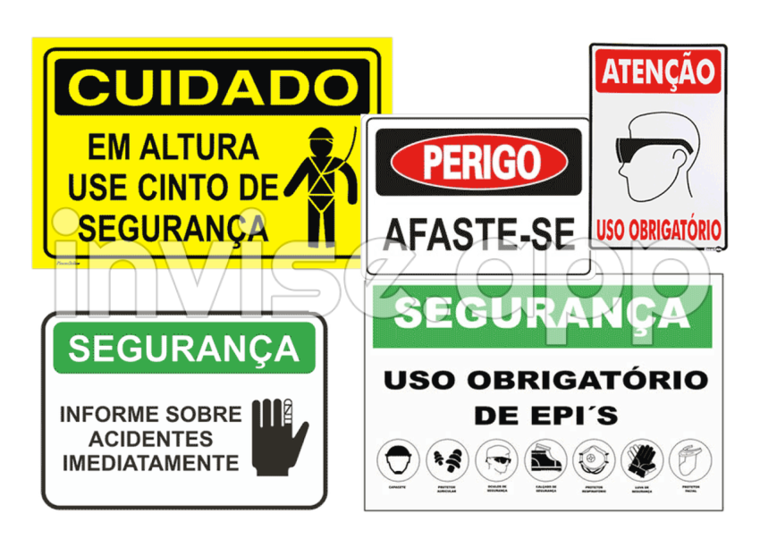 Faixa De Segurança - Placas De Seguranca Pisme Sinalizacao