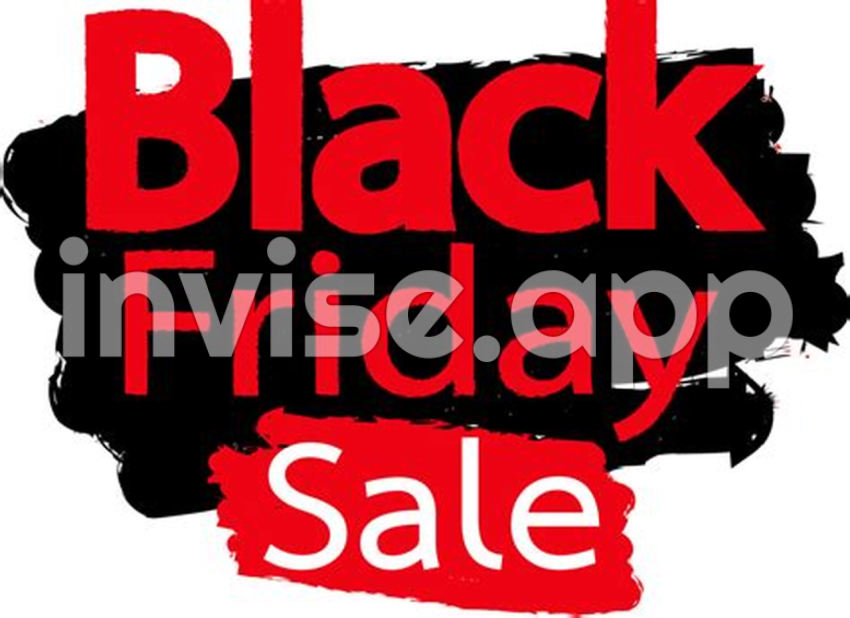 Black Friday Sale Sign Symbol Design 10154390 - Christmas Black Friday