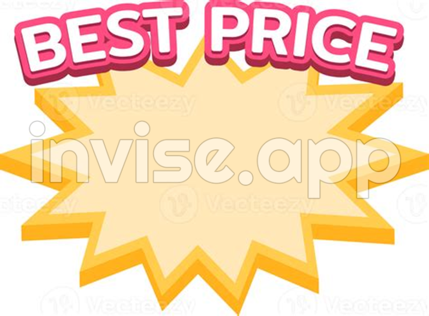 Discount Font - Best Price, Starburst Label, Shopping Font, Promotion Label Sale