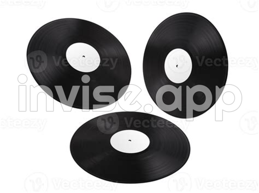 Black Vinyl Tape - Black Vinyl Record Transparent Background 24850467