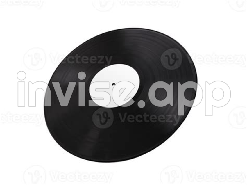 Black Vinyl Tape - Black Vinyl Record Transparent Background 24852301