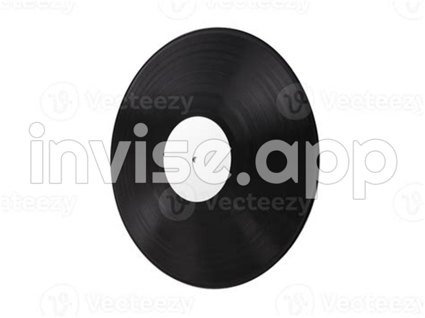 Black Vinyl Record Transparent Background 24852340 - Black Vinyl Tape Is Used In Electrical Wire