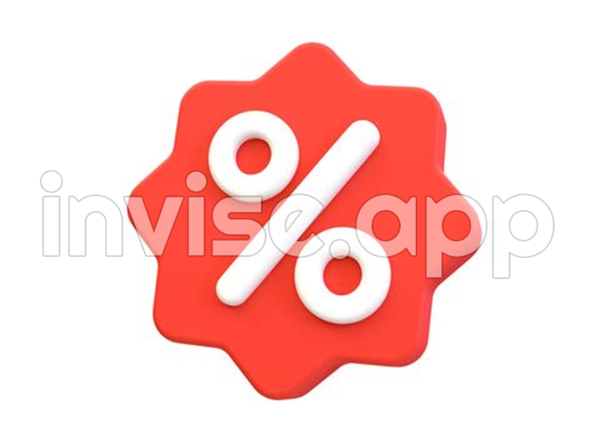 Promo Icon. - Free 3D Minimal Sale Tags Special Offer Promotion Flash Sale Icon 3D