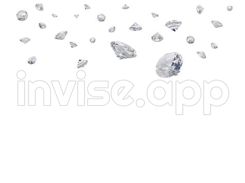 Lots Of Shiny Diamonds Falling On Transparent Background 27148083 - Diamond Banner