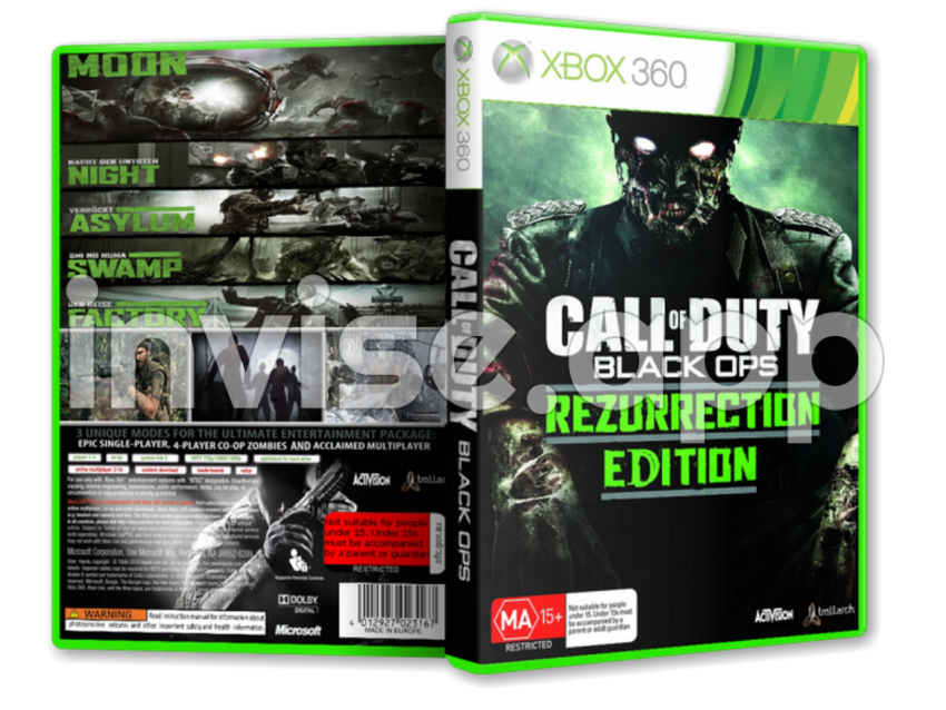 Call Of Duty Black Ops Xbox 360 Box Art Cover By Nyan - Call Of Duty Black Ops Xbox 360