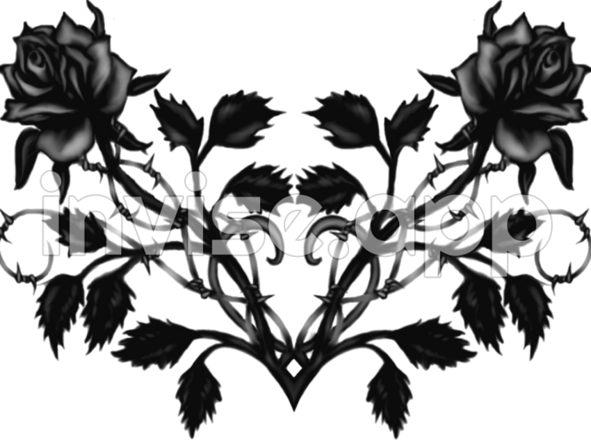 Download Black Roses Vector Free Dibujos De Rosas Negras - Pics Of Black Roses