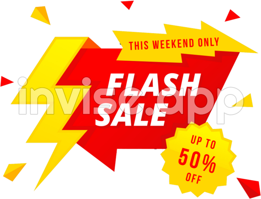 Flash Sale Art - Flash Sale Images Transparent Background Play