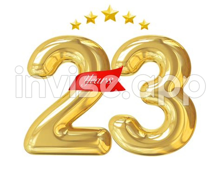 Promo 23 - 23 Years Anniversary Golden 11297862