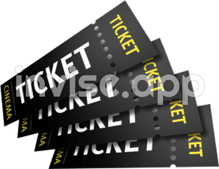 Event Ticket With Promo - Festival Event Celebration Background Element Celebration Background Image With