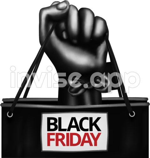 Poster Black Friday Com Fundo Transparente Para Baixar Gratis - Imagem Black Friday