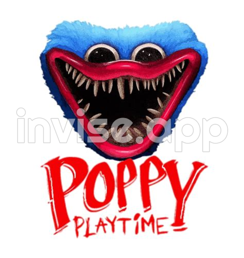 Poppy Playtime Red Smoke - Poppy Playtime Logo Transparent Stick