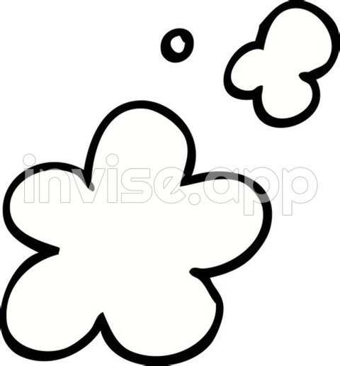 Cartoon Smoke Cloud - Hand Drawn Doodle Style Cartoon Smoke Clouds 36376014