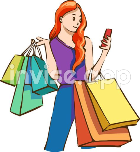 Shopping Clipart - Shopping Graphic Clipart Design 20962999