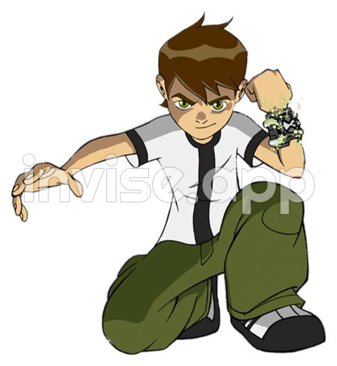 Ben 10 Promo - Ben 10 Showing The Omnitrix Transparent Stick