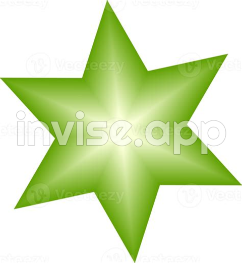 Estrella Promo - Free Star Green Shape Button Festival Badge Label Sticker Price Sale