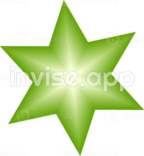 Bintang Promo - Free Star Green Shape Button Festival Badge Label Sticker Price Sale