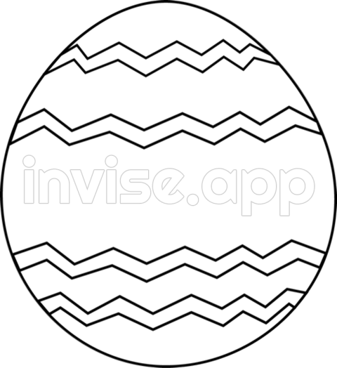 Easter Egg Black And White - Download High Quality Easter Egg Clipart White Transparent Images