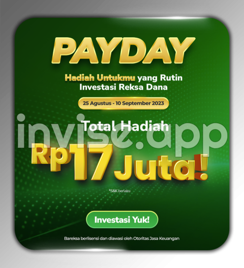 Promo Gajian - Promo Payday Gajian Beli Reksadana, Berhadiah Voucher Hingga Rp1 Juta