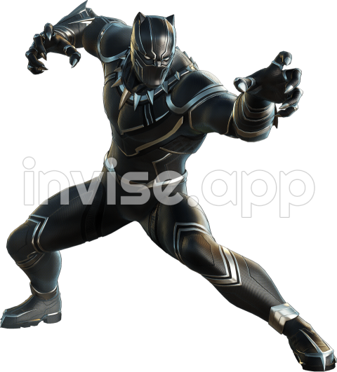 Marvel Black Panther Transparent Images - Black Panther On Throne