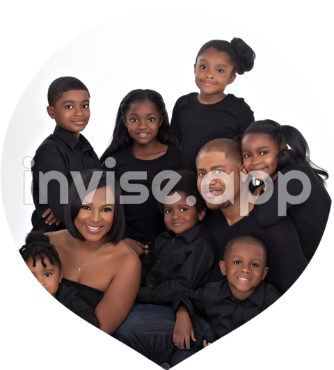 African American Family Parent Marriage Black Is Beautiful Family - I Love My African American Family Clip Art